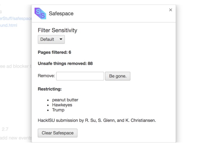 Safespace – screenshot 1