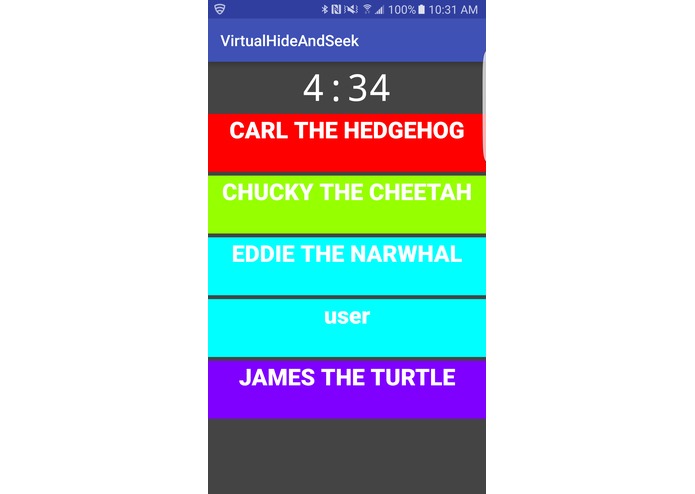WearablesHideAndSeek – screenshot 1