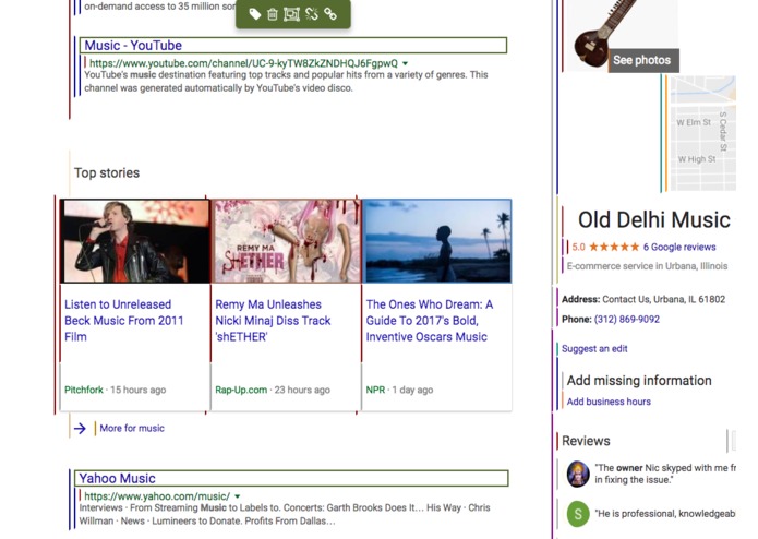 Web Data View – screenshot 1