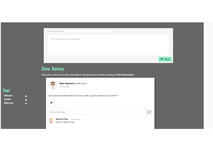 Kick HERassMENt – screenshot 3