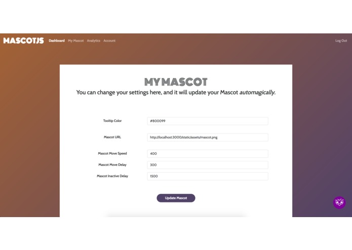 MascotJS - Add Personality to your Boring Website! – screenshot 2
