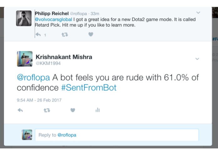 HaterDetector – screenshot 1