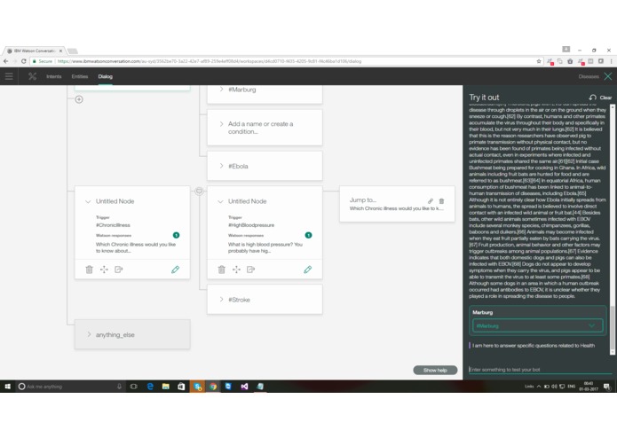 HealthBot – screenshot 1