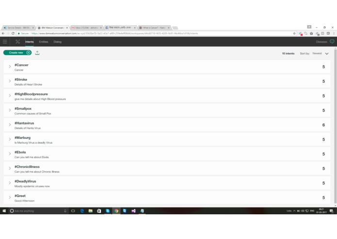 HealthBot – screenshot 2