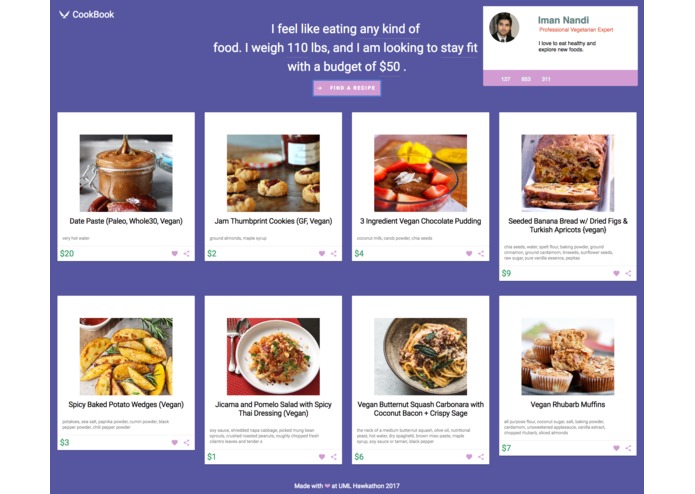 CookBook – screenshot 1
