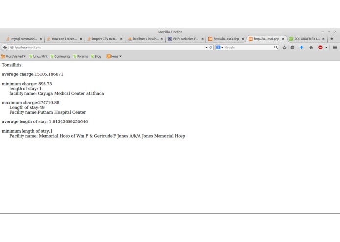 patient price prediction – screenshot 2