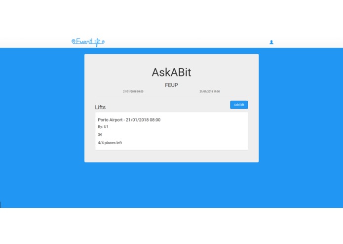 EventLift – screenshot 3