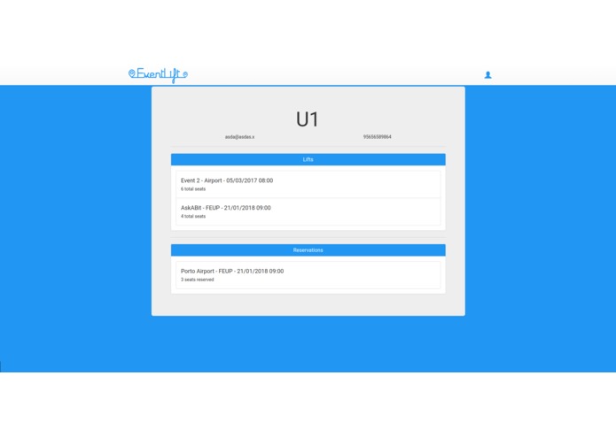 EventLift – screenshot 5