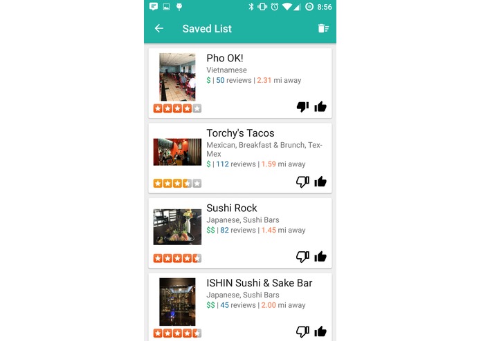 findmefood – screenshot 2