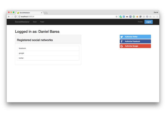 socialmediator – screenshot 2
