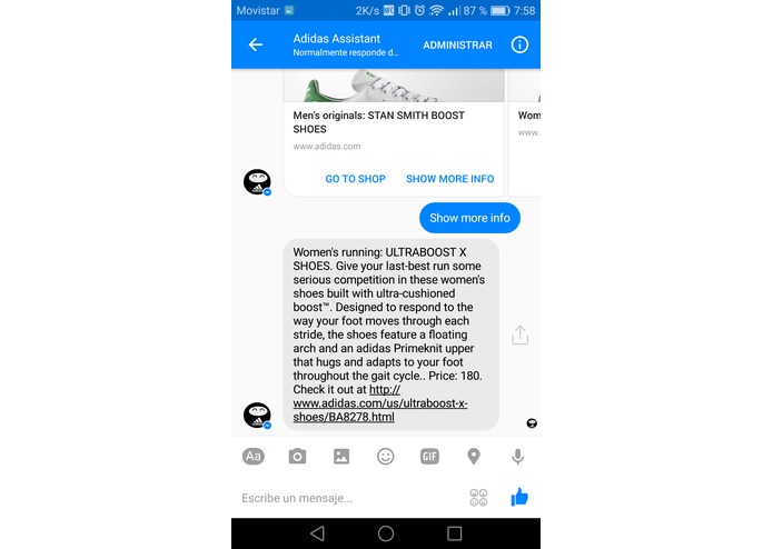 Adidas Assistant – screenshot 5
