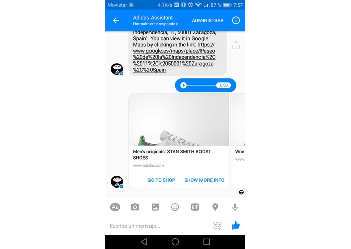 Adidas Assistant – screenshot 4