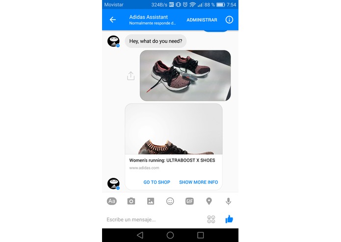 Adidas Assistant – screenshot 2
