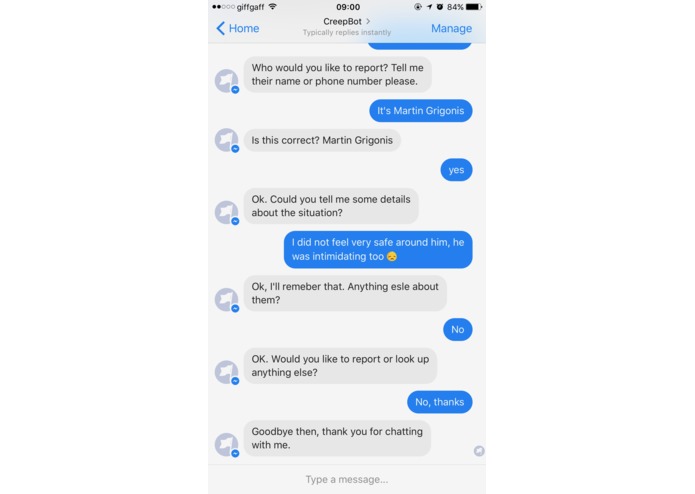 CreepBot – screenshot 3