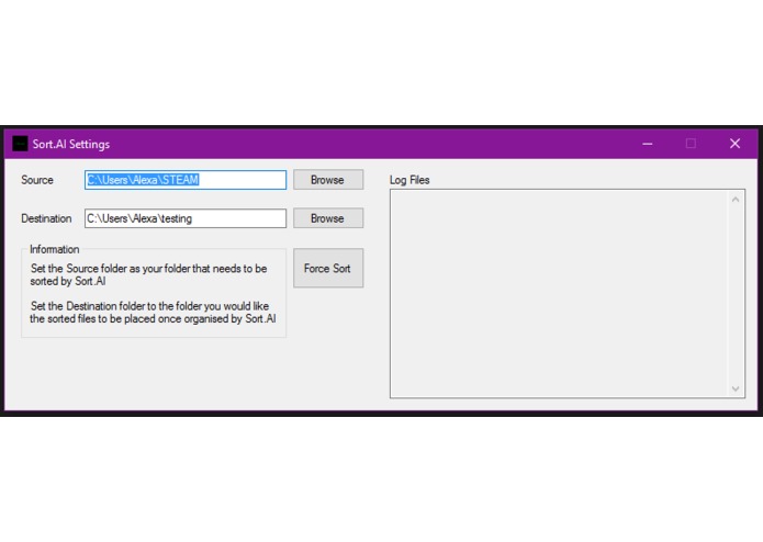 Sort.AI – screenshot 2