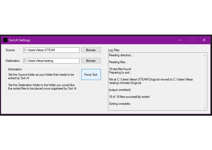 Sort.AI – screenshot 3