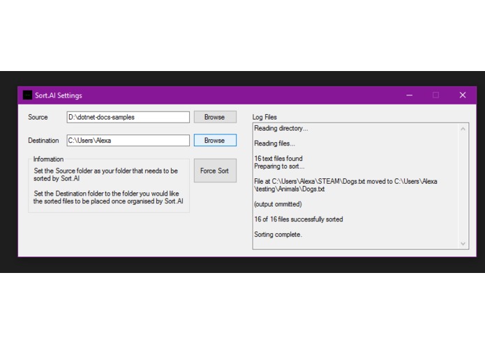Sort.AI – screenshot 4