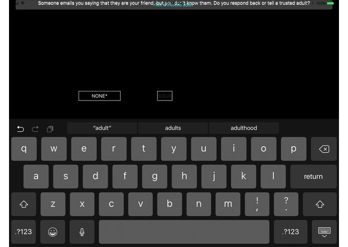 Anti-online harassment Quiz – screenshot 2