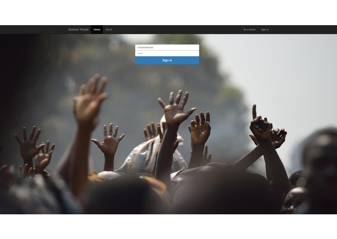 Table 7: Web App for Against Malaria Foundation – screenshot 3