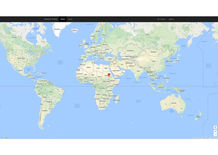 Table 7: Web App for Against Malaria Foundation – screenshot 6