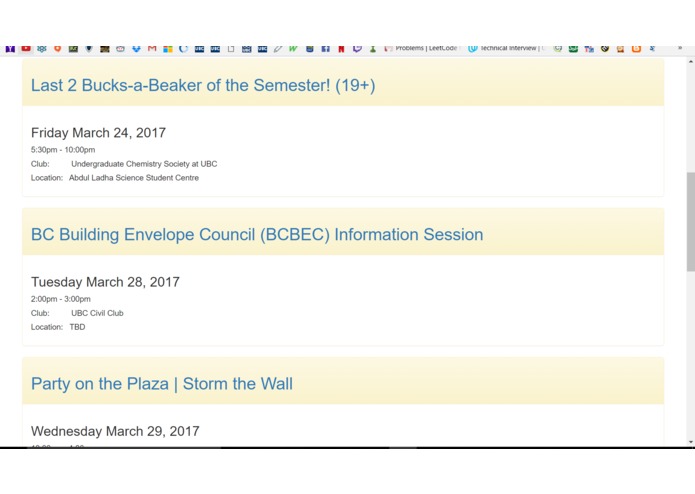 UBC FeedMe – screenshot 3
