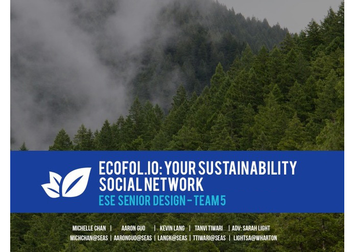 Team 05 - Ecofolio – screenshot 1
