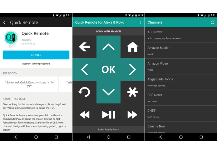 Quick Remote for Alexa & Roku – screenshot 1