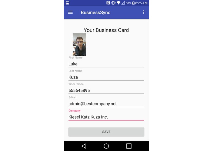 BusinessSync – screenshot 1