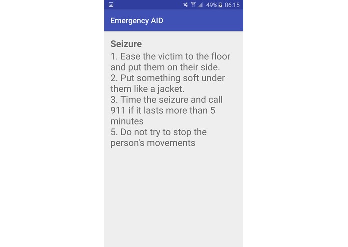 Pocket Emergency Care Tutorial App – screenshot 3