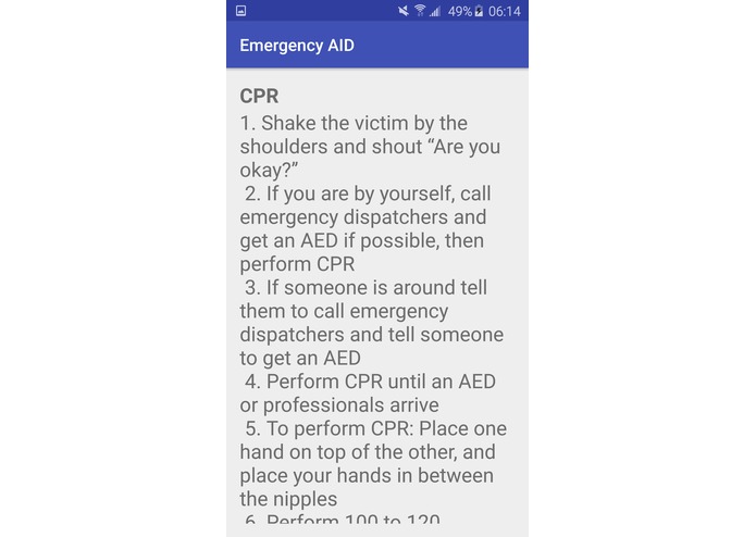 Pocket Emergency Care Tutorial App – screenshot 4