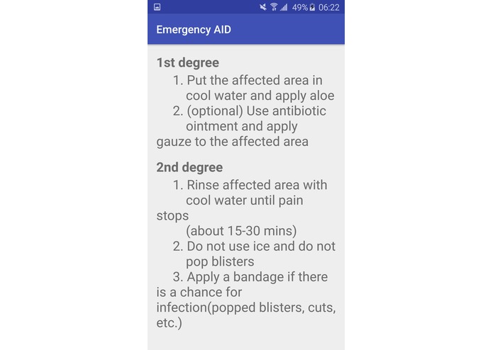 Pocket Emergency Care Tutorial App – screenshot 6