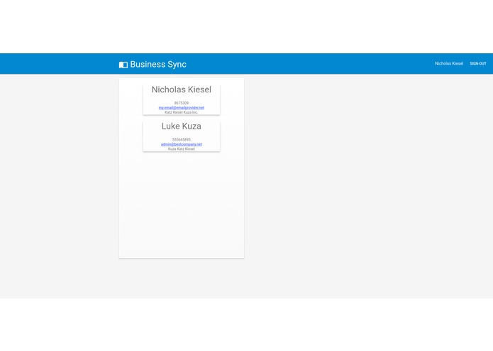 BusinessSync – screenshot 4
