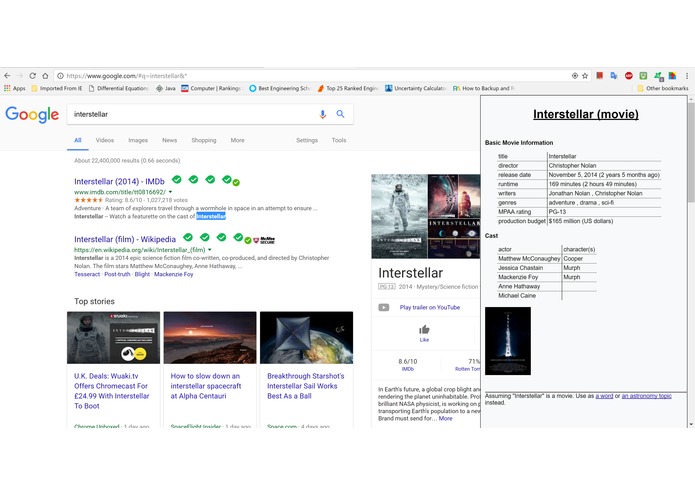 MHacks9 Lookup – screenshot 3