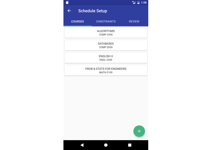 College Schedule Builder Enhancements – screenshot 2