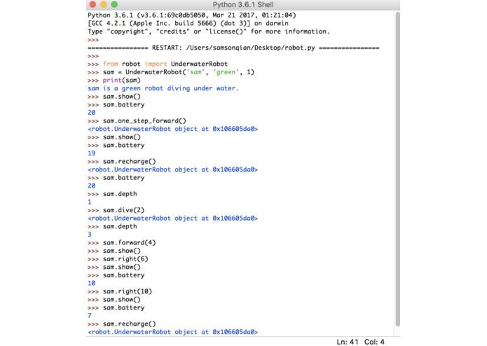 Robot-in-a-maze – screenshot 1