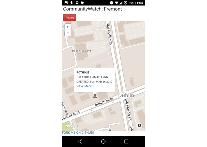 CommunityWatch – screenshot 2