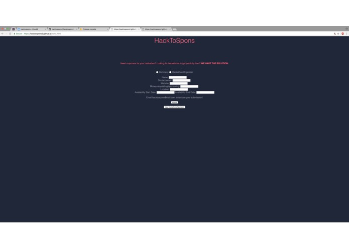HackToSpons – screenshot 1