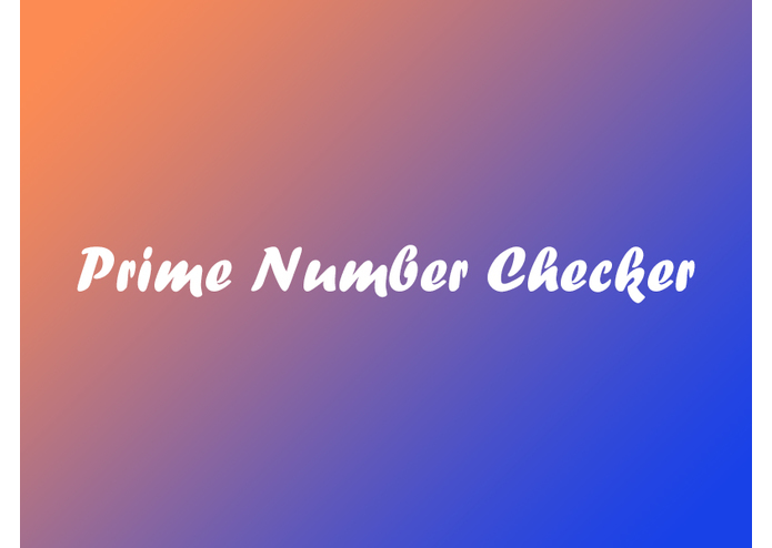 Prime Number Checker – screenshot 1