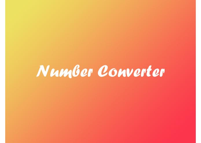 Number Converter – screenshot 1