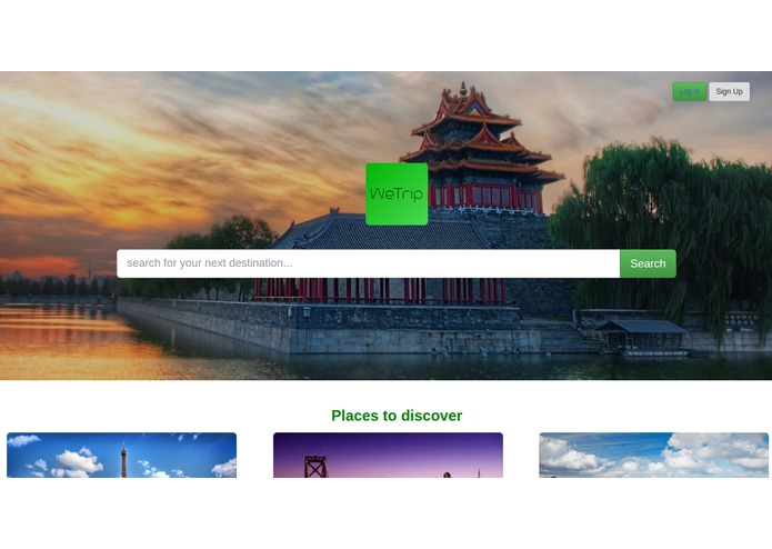 WeTrip – screenshot 1