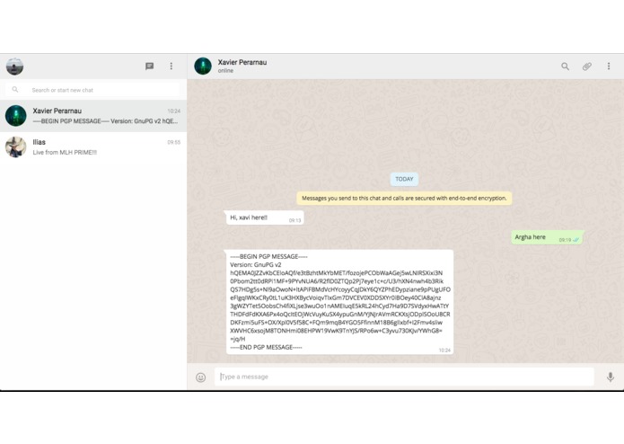 Speak Securely – screenshot 1