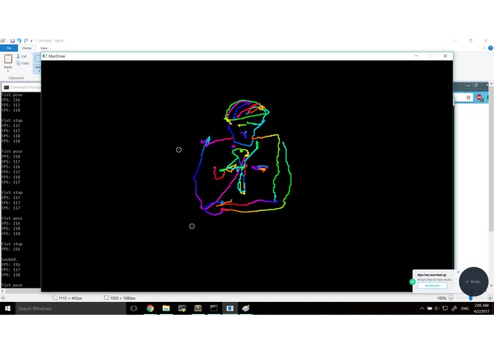 MyoDraw – screenshot 2