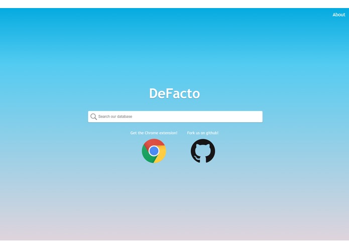 DeFacto – screenshot 1