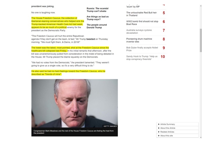 DeFacto – screenshot 2