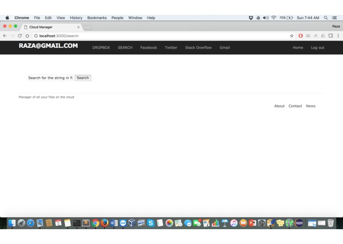 Cloud Manager – screenshot 1