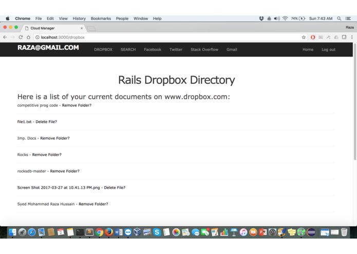 Cloud Manager – screenshot 3