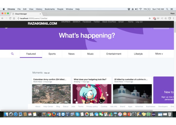 Cloud Manager – screenshot 5