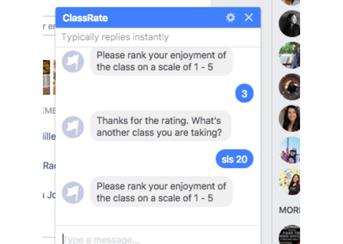 ClassRate – screenshot 1