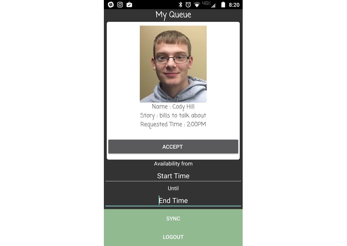 Apoint me – screenshot 2