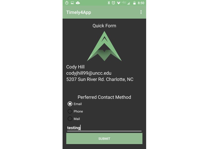 Apoint me – screenshot 3